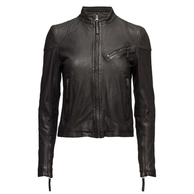MDK Kassandra Leather Jacket Black