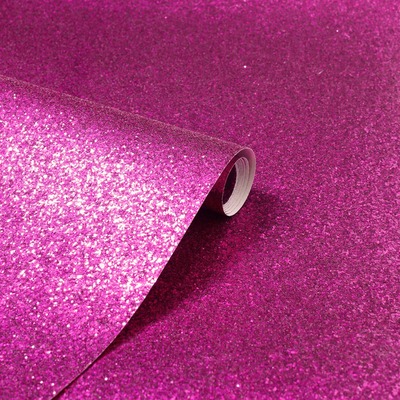 Sequin Sparkle Glitter Wallpaper Hot Pink Arthouse 900903 - 6m x 0.53m