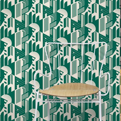 Bauhaus Wallpaper Douglas Fir Mini Moderns AZDPT044DF
