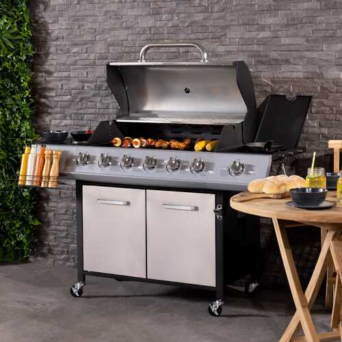 Sydney Premium 7 Burner Gas BBQ - Stainless Steel