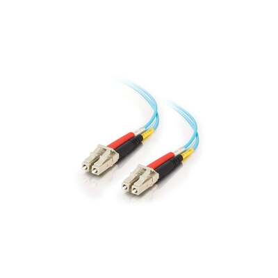 C2G 2m LC-LC 10Gb 50/125 OM3 Duplex Multimode PVC Fibre Optic Cable (L