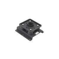 Image of Chief Structural Ceiling Plate Black flat panel ceiling mount