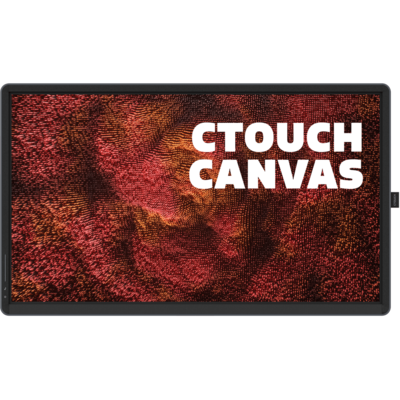 CTouch Canvas 11052586 86" UHD Interactive Touchscreen in Midnigh