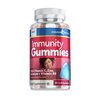 Immunity Support Gummies with Vitamin C & Zinc - 60 Gummies - Raspberry Flavour