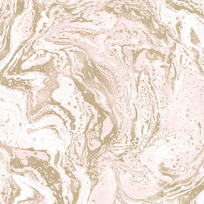 Skinnydip Marble Wallpaper Pink / Gold Muriva 180531