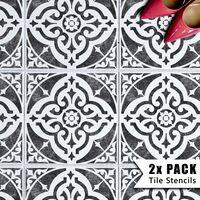Image of Turin Tile Stencil - 13" (330mm)