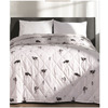 Cows, White Quilted Throw, Double Bedspread 200cm x 240cm