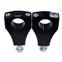 Image of Pit Bike Black Fat Bar Oval Clamps 28mm