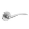 Image of URFIC Magnetic Scandinavian Flat Rose Lever - Stainless Steel Effect
