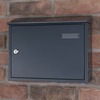 Image of Taylor Anthracite Grey Letterbox - Non-Personalised