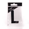 Image of 6.5cm Black self adhesive vinyl Letter L