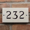 Image of 3 digit Limestone House Number