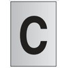 Image of Metal Effect PVC Letter C