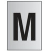 Image of Metal Effect PVC Letter M