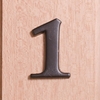 Image of 6cm Black Iron Door Numbers - 1