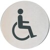 Image of Disabled Symbol Door Sign - Stainless Steel