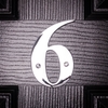 Image of Chrome House Door Number 10cm - 6