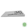 Image of EcoStone Eco Friendly House Address Sign - wedge with two lines of text 350 x 255mm - UWAP1R
