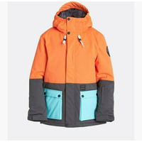 Image of Billabong Junior All Day Fifty 50 Snowboard Jacket - Puffin Orange