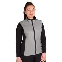 Image of BTR Womens Reflective Cycling & Running High Vis Gilet, Vest (Classic) no pockets. Seconds