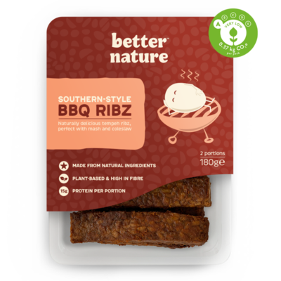 Better Nature BBQ Tempeh Strips 180g USE BY 22/04