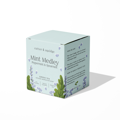Mint Medley Peppermint & Spearmint Tea - One Box Of Twelve Sachets