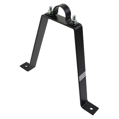 Pipe To Wall Bracket 300mm Black