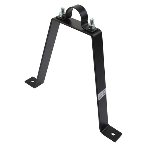 Pipe To Wall Bracket 300mm Black