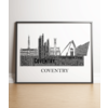 Personalised Coventry Skyline Word Art