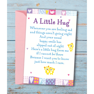A Little Hug - Sentimental Wallet Card