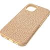 Swarovski High smartphone case, iPhone® 12 mini, Gold tone, 5616376