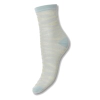 Image of Zebra Glitzi Socks - Blue Surf