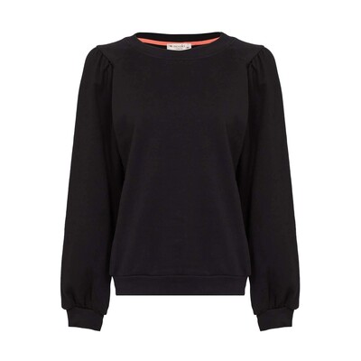 Piper Cotton Sweater - Black