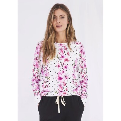 STRIPE & STARE Essential Sweatshirt Blossom Dots