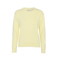 Image of Classic Crew Organic Cotton Sweatshirt - Soft Yellow