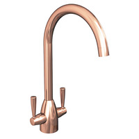 Image of TCSTAP34C Twin Lever Mixer Tap Copper