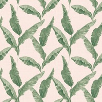 Image of Furn Plantain Palm Wallpaper Teal / Blush PLANTAI/WP1/TBL