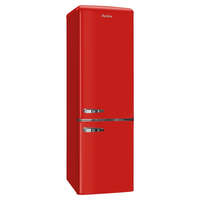 Image of Amica FKR29653R Retro 55cm Fridge Freezer in Red