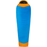 Image of Alpinus Fiber Pro 1500 Sleeping Bag 225x75x50cm - Orange/Blue