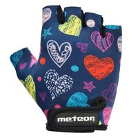 Image of Meteor Junior Cycling Gloves - Navy Blue