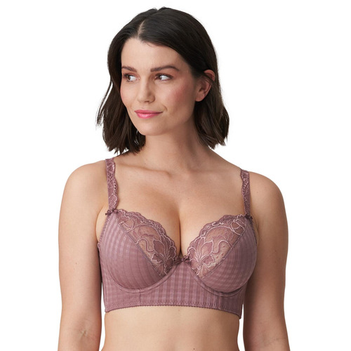 Prima Donna Madison Plunge Longline Bra - Satin Taupe