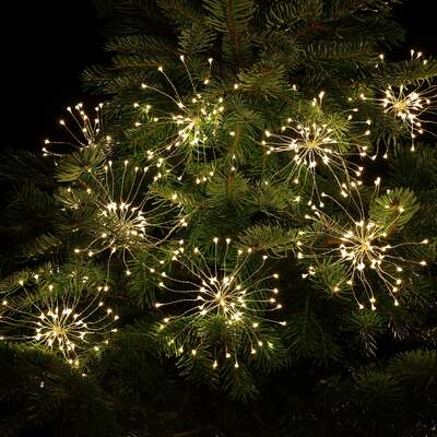 Noma Christmas 10 Medium Firework String Lights with 600 Warm White LED