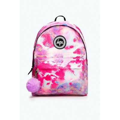 Hype Psychedelic Pink Marble Backpack
