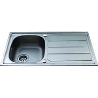 Image of CDA KA30SS Inset compact single bowl sink Stainless Steel