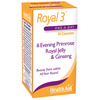 Image of Health Aid Royal 3 Evening Primrose, Royal Jelly & Ginseng 30's