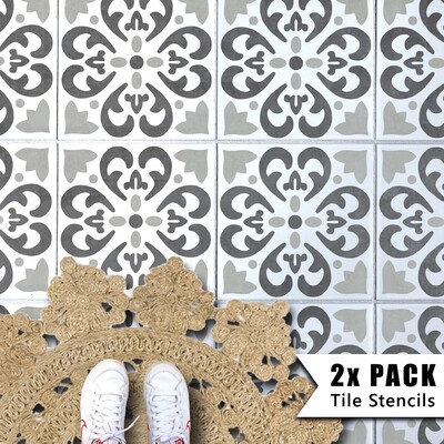 Tangier Tile Stencil - 4" (100mm) / 1 pack (1 stencil)