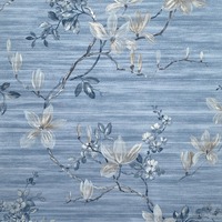 Image of Jardin Floral Wallpaper Blue Arthouse 924201