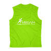 Vegan Supplement Store Men's Sleeveless Performance Tee, Lime Shock / 3XL