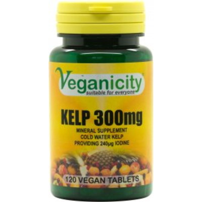 Vegan Kelp 300mg Tablets | Vegan Supplement Store