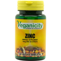 Image of Zinc Citrate Tablets 10mg &pipe; Vegan Supplement Store